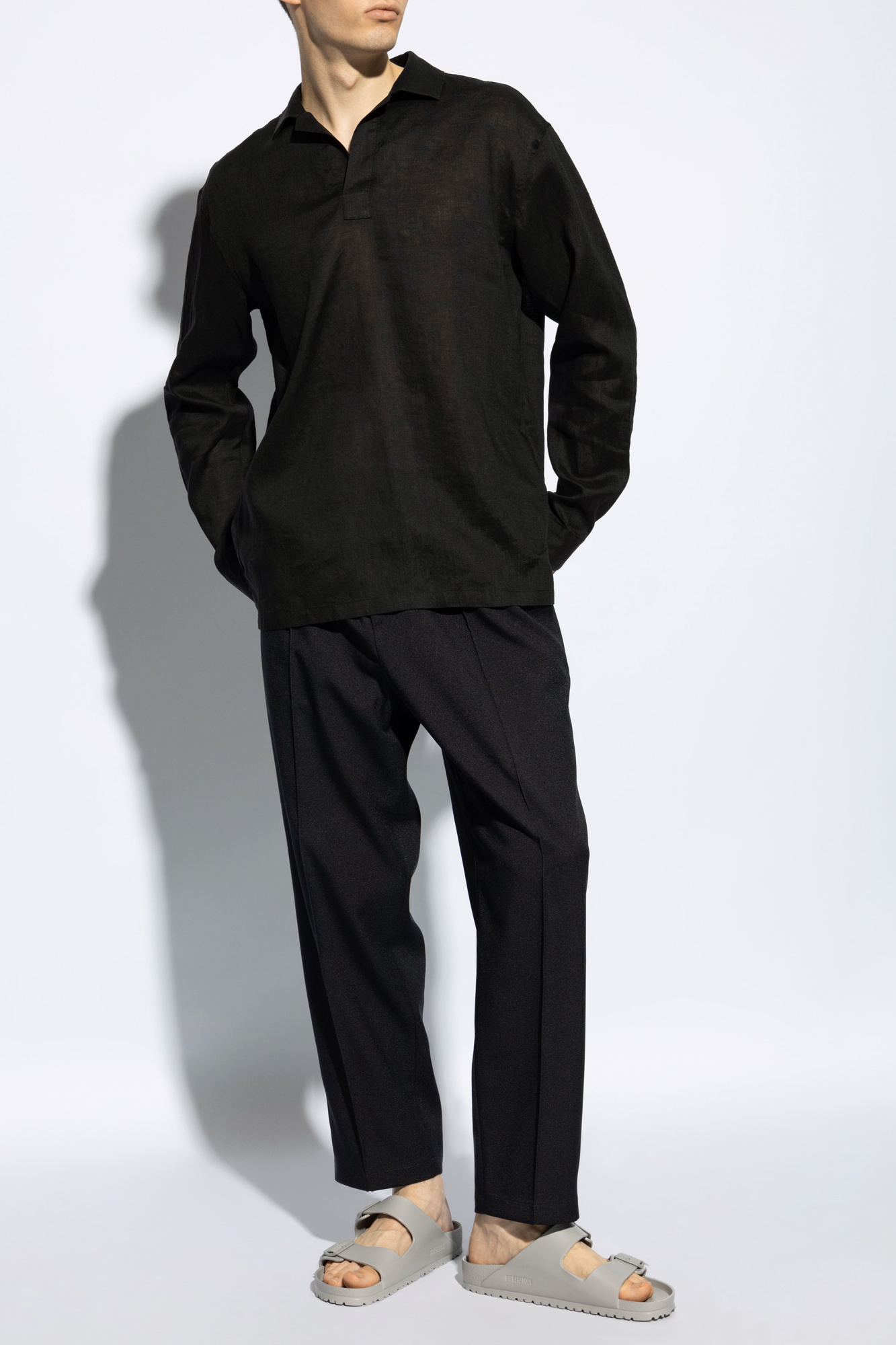 トップス GIORGIO ARMANI Linen Wide Shirt undefined